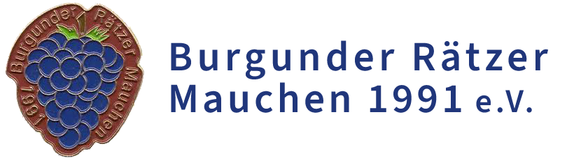 Burgunder-Rätzer Mauchen 1991 e.V. logo